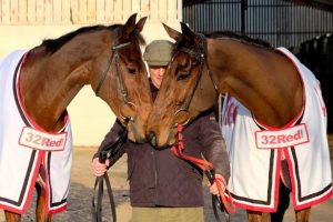 Cue Card and Thistlecrack with Colin Tizzard